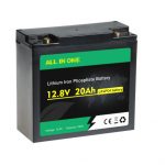 పునర్వినియోగపరచదగిన డీప్ సైకిల్ Lifepo4 12V 20AH లిథియం అయాన్ బ్యాటరీ ప్యాక్ OEM