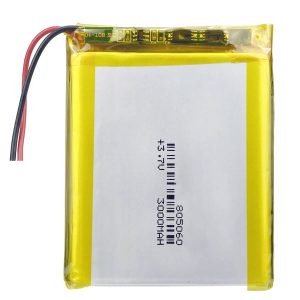 805060 3.7V 3000mAh పునర్వినియోగపరచదగిన లిపో పాలిమర్ బ్యాటరీ